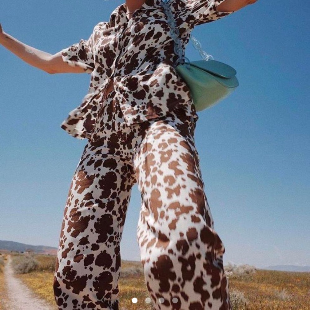 Holiday the Label Kokomo Cow Print Pants
